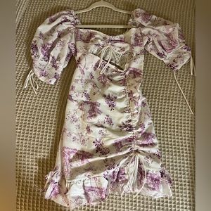 Strangers and Friends Mini dress with cut out